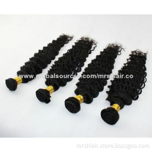 6a unprocessed, best quality, Peruvian virgin deep wave hair weaves